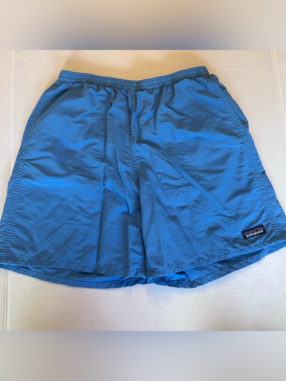 Patagonia Port Blue Baggies Longs 6" Activewear Athletic Shorts Men's Medium